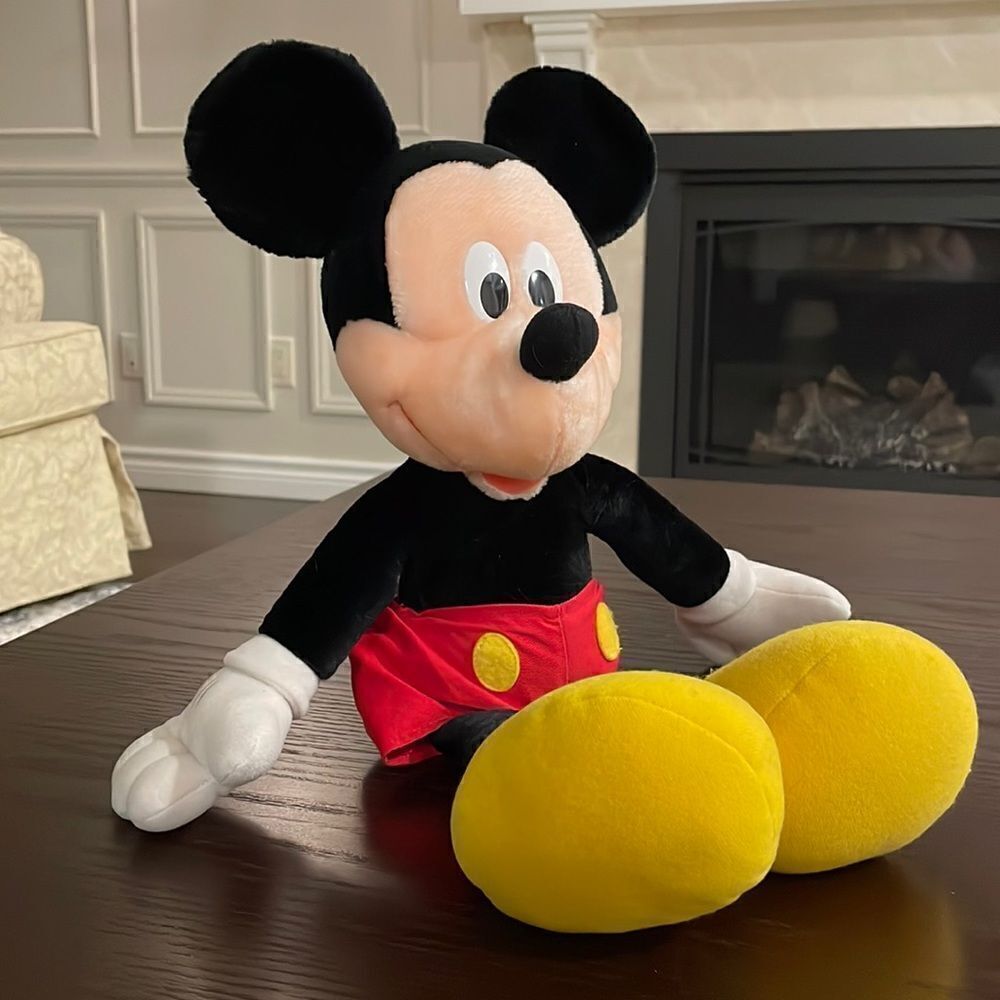 Vintage Applause Mickey Mouse Mickey and Pals Plush Stuffed Animal 19” long